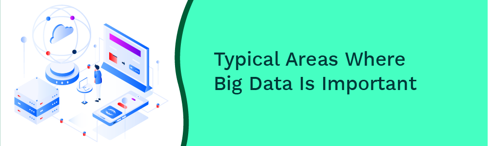 typical areas where big data is important